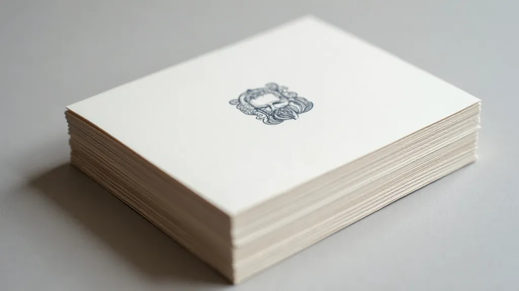 Stack of finished letterpress prints