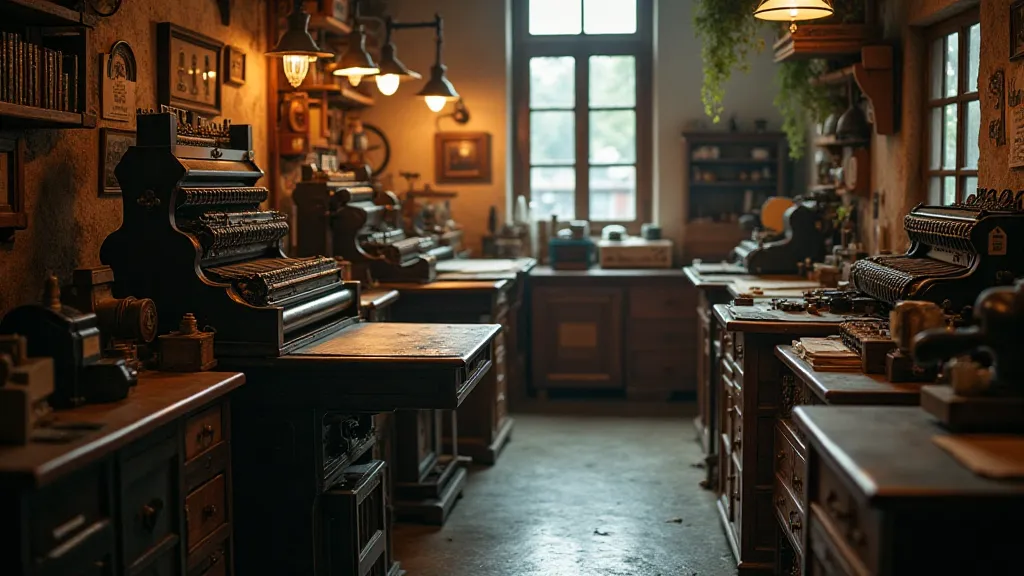 Letterpress printing studio
