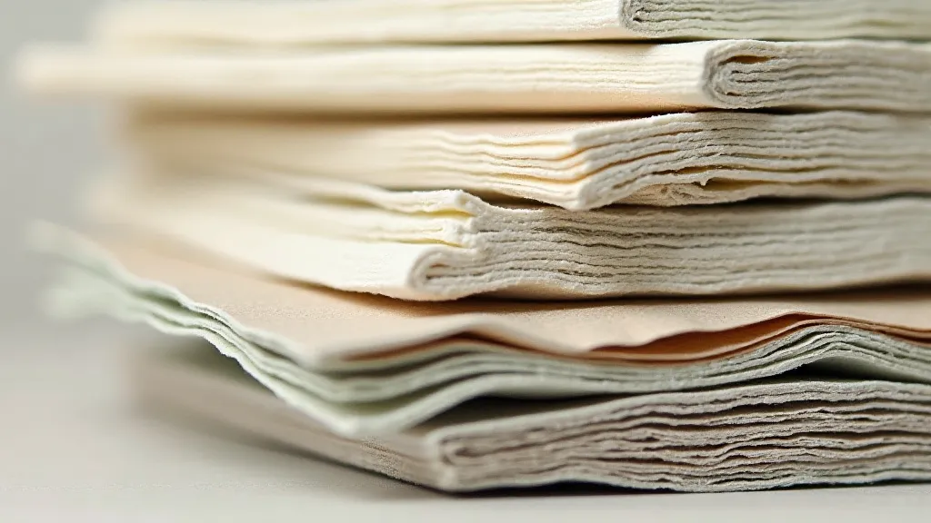 Different paper textures side by side
