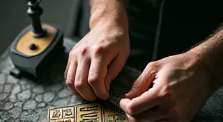 Locking Up a Letterpress Form: Step-by-Step Instructions